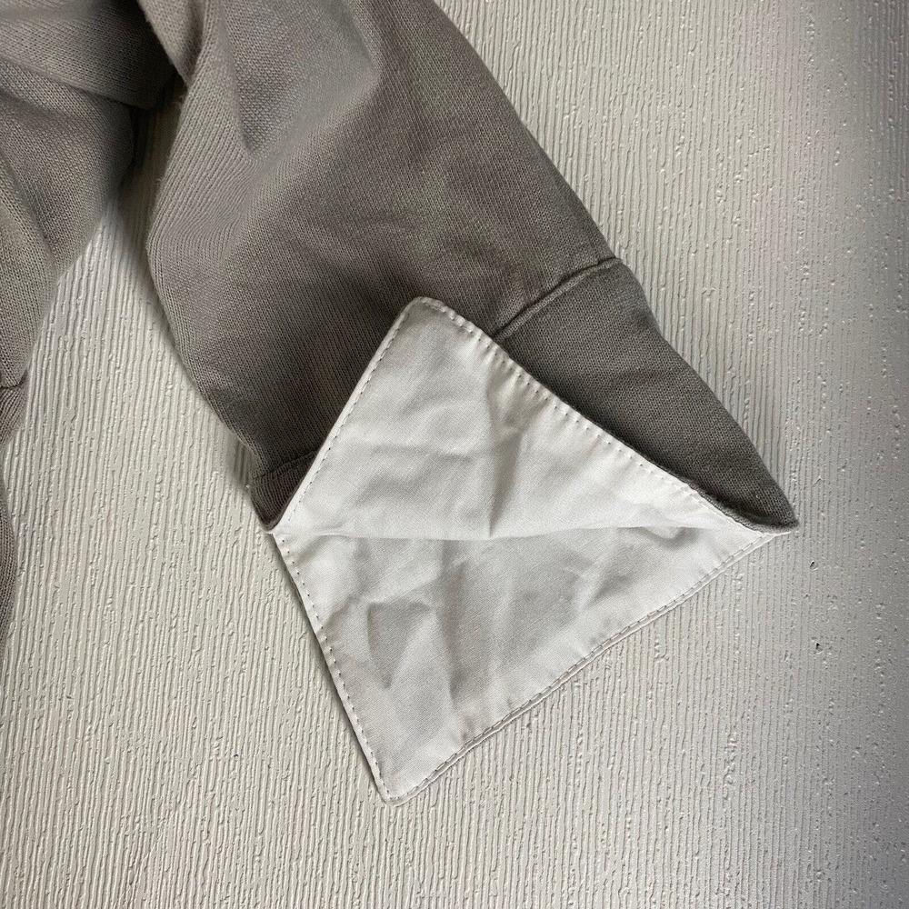 Anthropologie Eri + Ali NWT Taupe Long Sleeve Cotton Blouse Size Small. - Picture 5 of 11